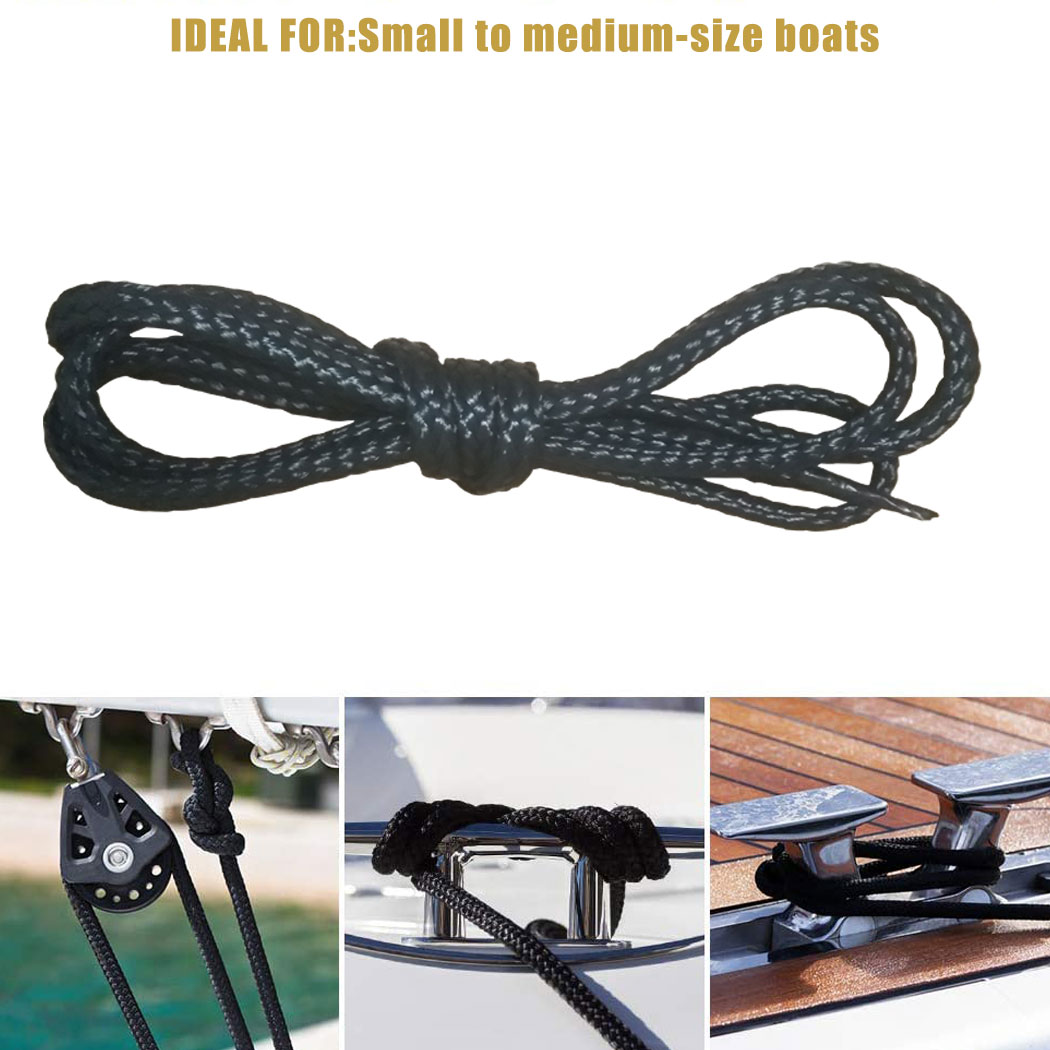 Fishing Kayak Anchor - Nylon Double-Braided Mooring Lines Dock Lines