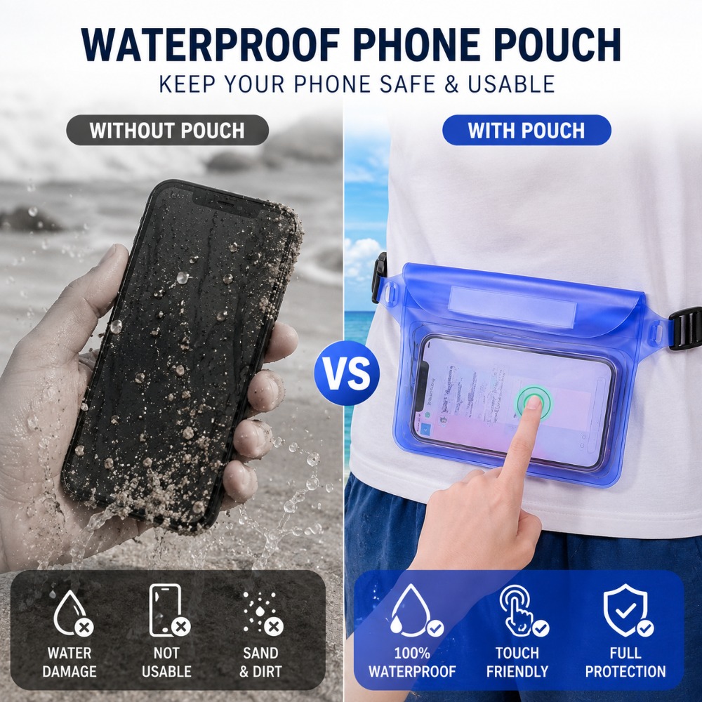 Adjustable Waist Waterproof Po - Fishing Kayak Storage Bag ulasan dan harga